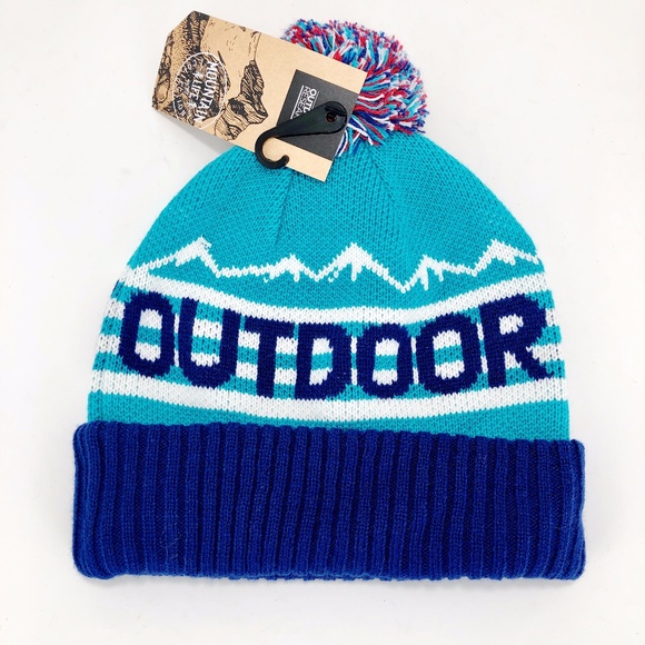 Outdoor Research Accessories - OR Mainstay Retro Beanie Hat Unisex Blue White